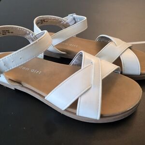White Kids Sandals